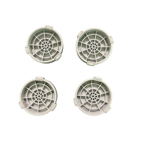 NINTENDO WII FIT BALANCE BOARD FEET RISER STAND CARPET SET OF 4 OEM RVL-025 - Picture 2 of 3